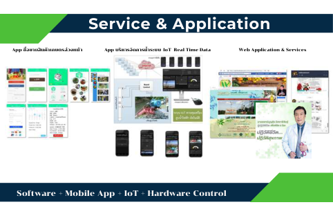 Service & Application — Software + Mobile App + IoT (รวม Medical Interface)